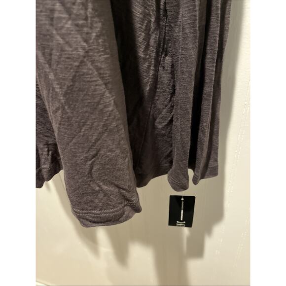 INC International Concepts Boho Embroidered Cold Shoulder Blouse Sz M grey NWT - Picture 6 of 10